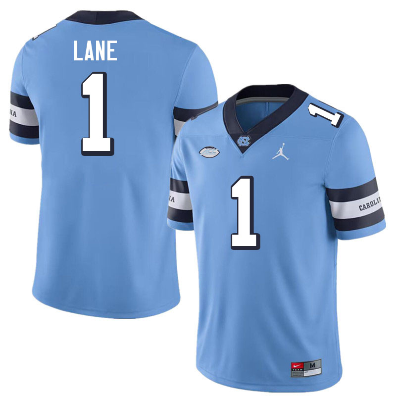 Men #1 Antavious Lane North Carolina Tar Heels College Football Jerseys Stitched-Throwback